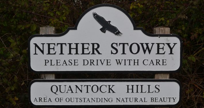 Signage when coming into Nether Stowey Village